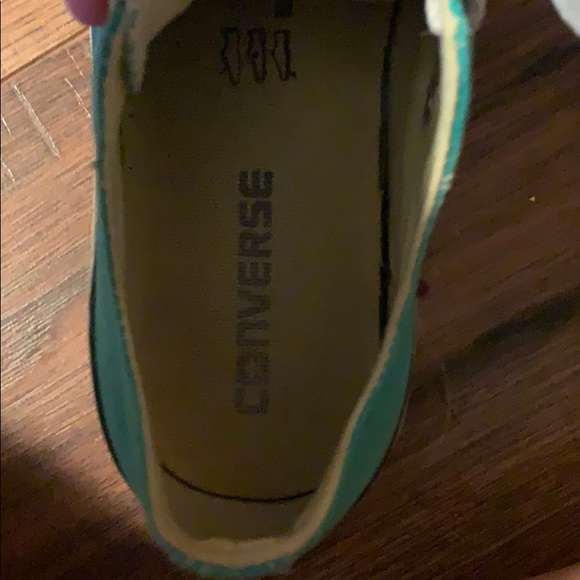 teal converse - Picture 2 of 4